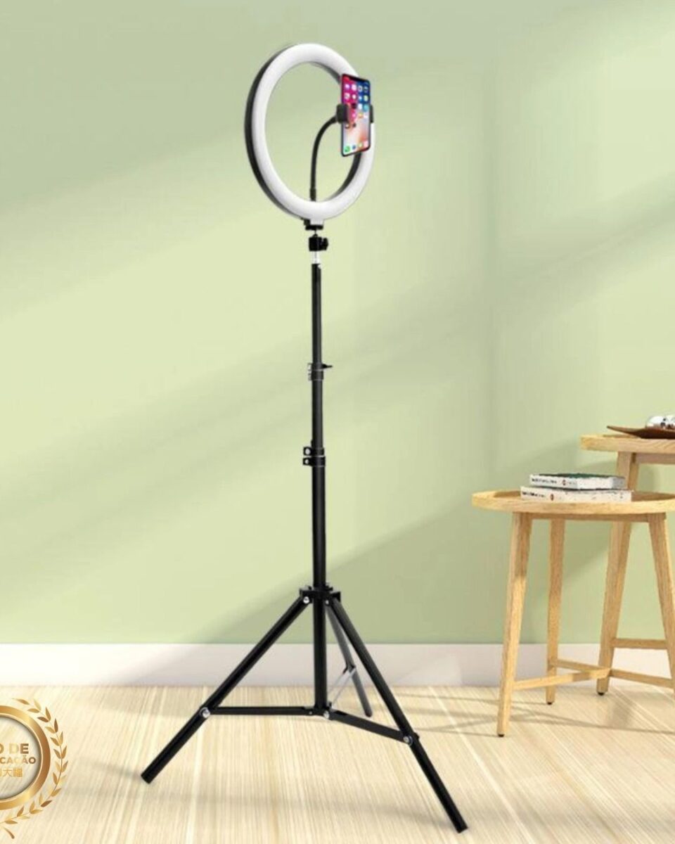 O melhor Ring Light com Tripé para fotos perfeitas